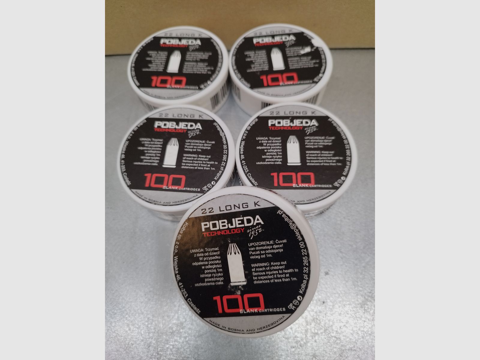 Pobjeda Technology 22 Lang Knall 500 colpi .. !!!Nuovo!!!