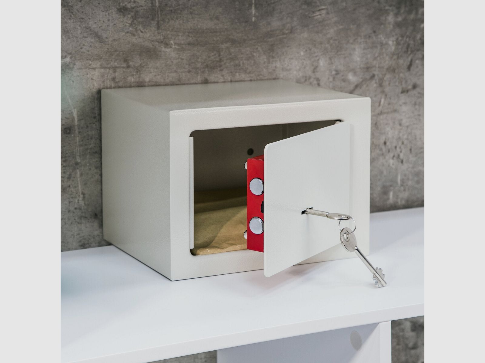 Caja Fuerte Mini con Cerradura de Doble Paleta, imagen 3 de 3