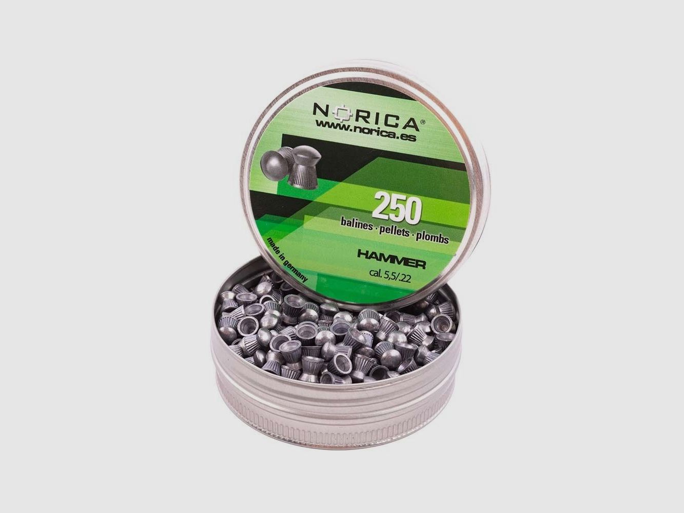 Norica Diabolo Hammer Okrągła Głowa 5,5 mm / 0,84 g / 250 szt.