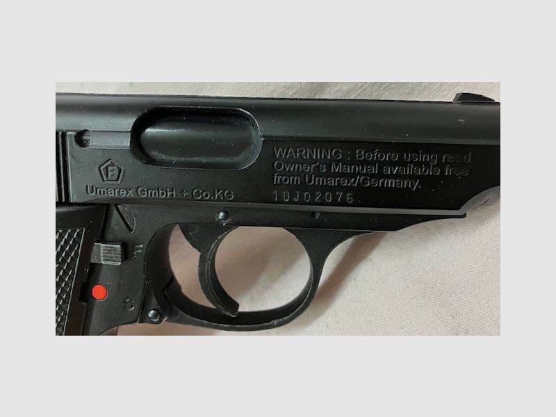 Carl Walther Co2 Luchtpistool Mod. PPK/S, kal. 4,5 mm 