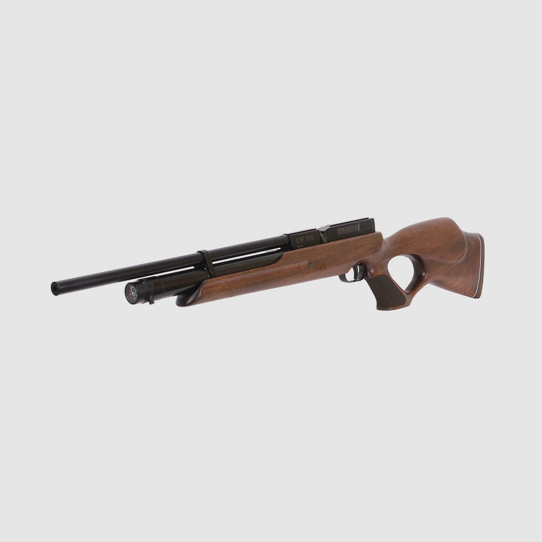 Pressluftgewehr Weihrauch HW 100 T F.S.B., Lochschaft, Laufmantel, Kaliber 5,5 mm (P18)