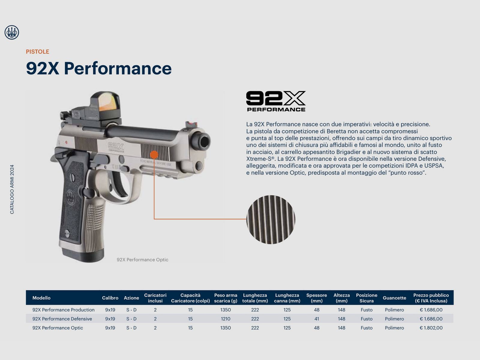 BERETTA / PISTOOL / ALLE MODELLEN, afbeelding 2 van 13