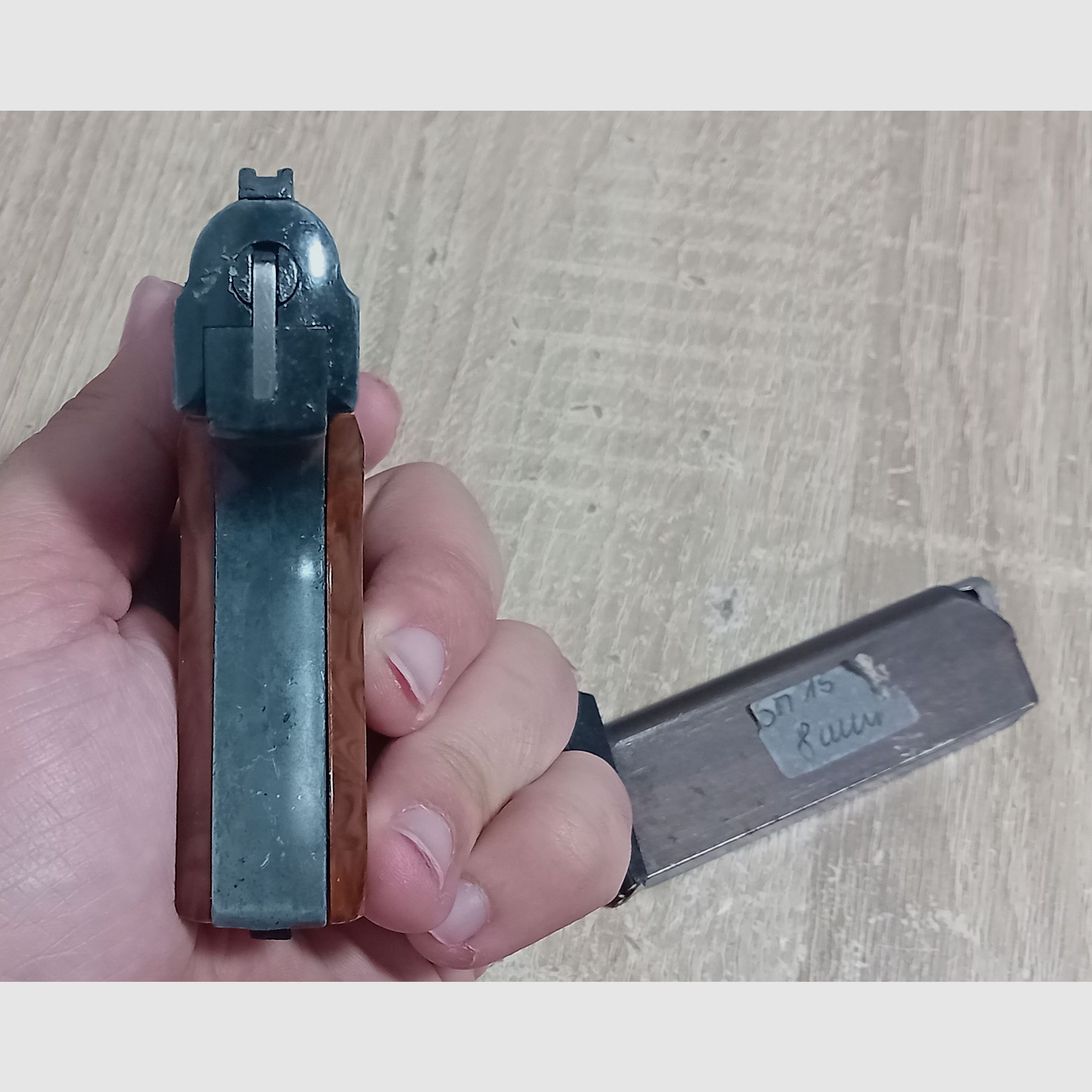 Old Rhön SM 15 caliber 8 mm blank in PTB 83/2 from 1976!