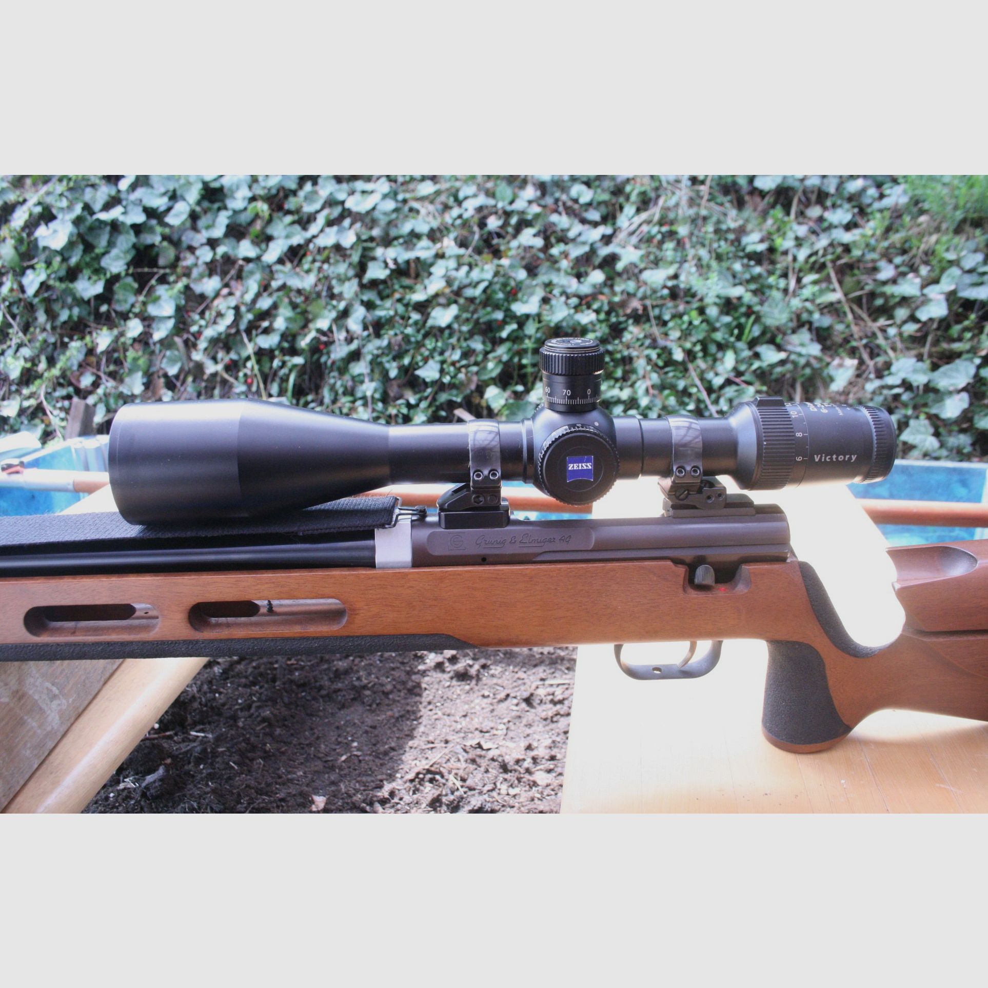 Rifle de competición de Grünig & Elminger en cal. 308 con Zeiss Diavari ZF 6-25 x 56T