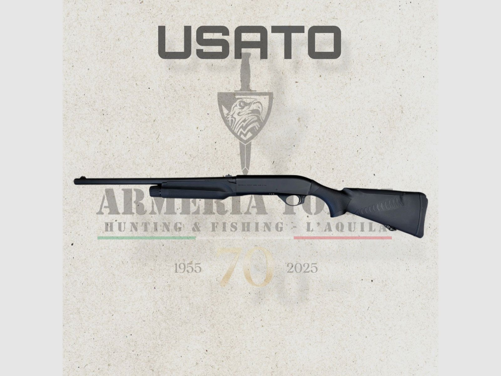 USATO – FUCILE SEMIAUTOMATICO – BENELLI MOD. M2 cal. 12, immagine 4 di 5