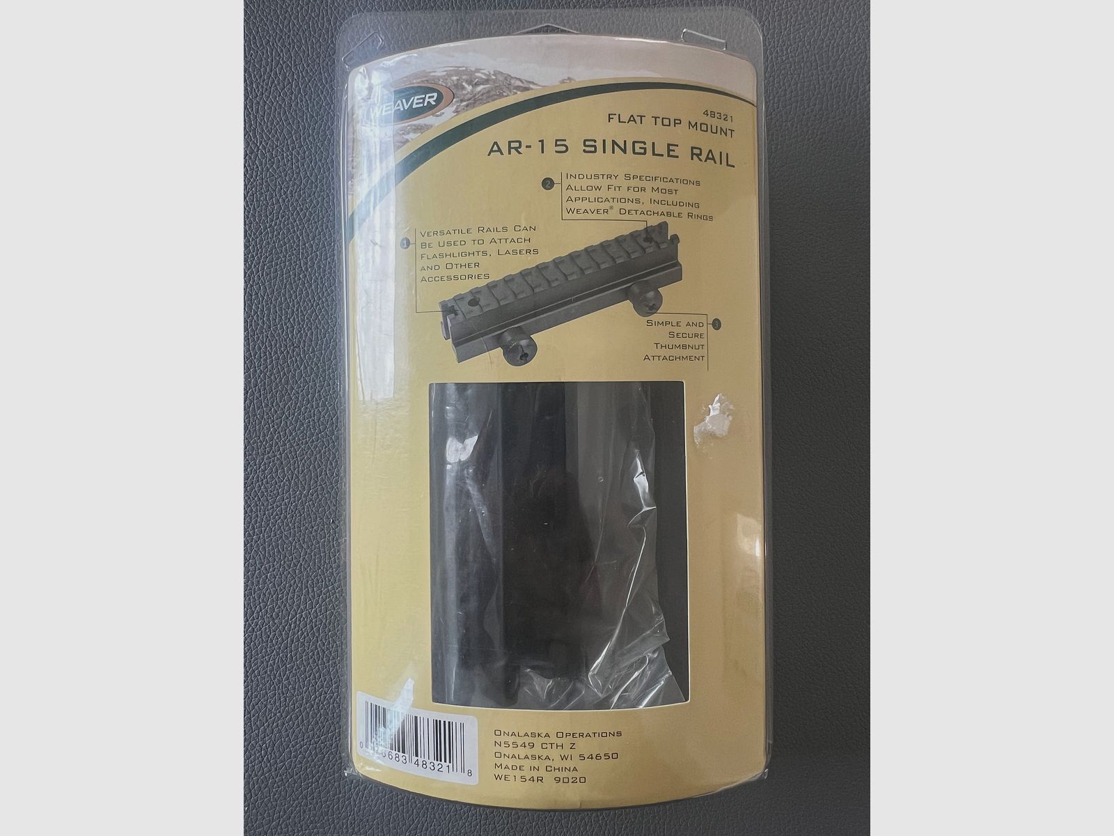 Weaver AR-15 Single Rail Flat Top Mount 48321 – Neu in OVP