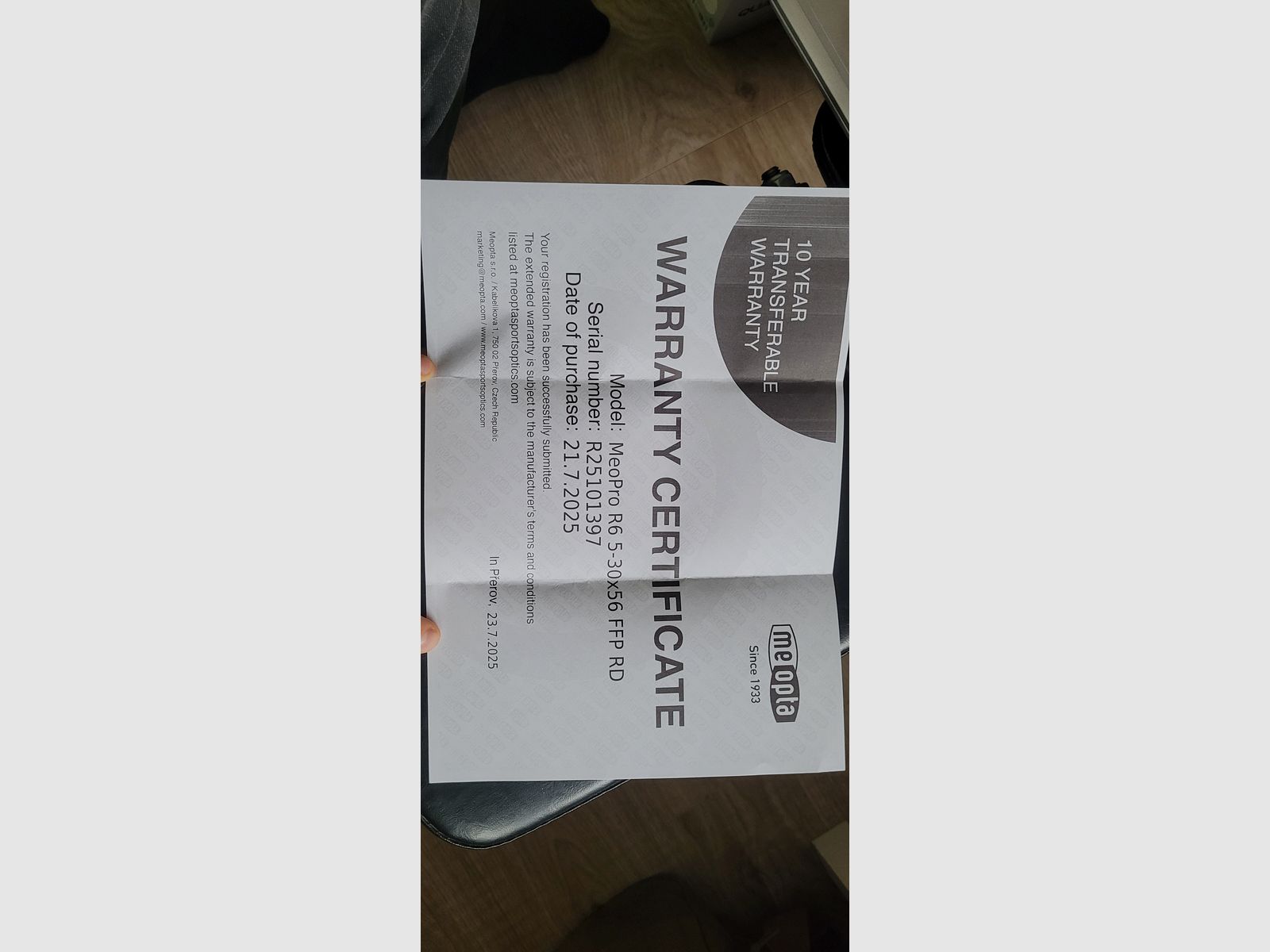 Meopta Meopro R6 5-30x56 FFP Mrad RD