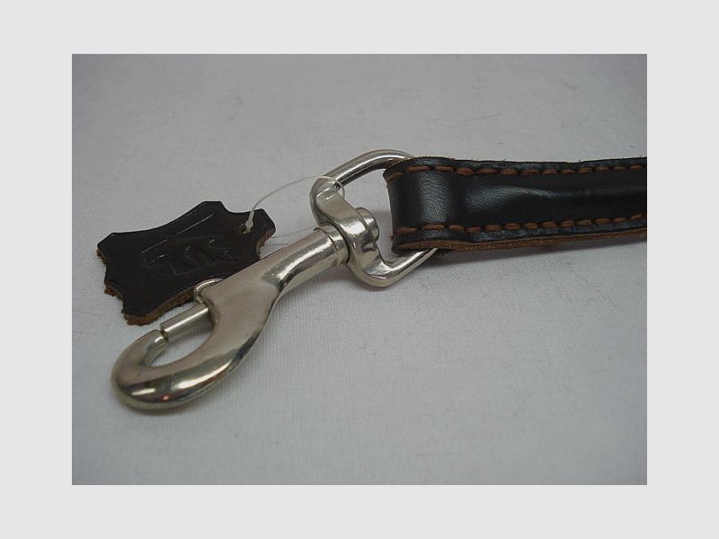 Guinzaglio 70 cm - marrone con anello