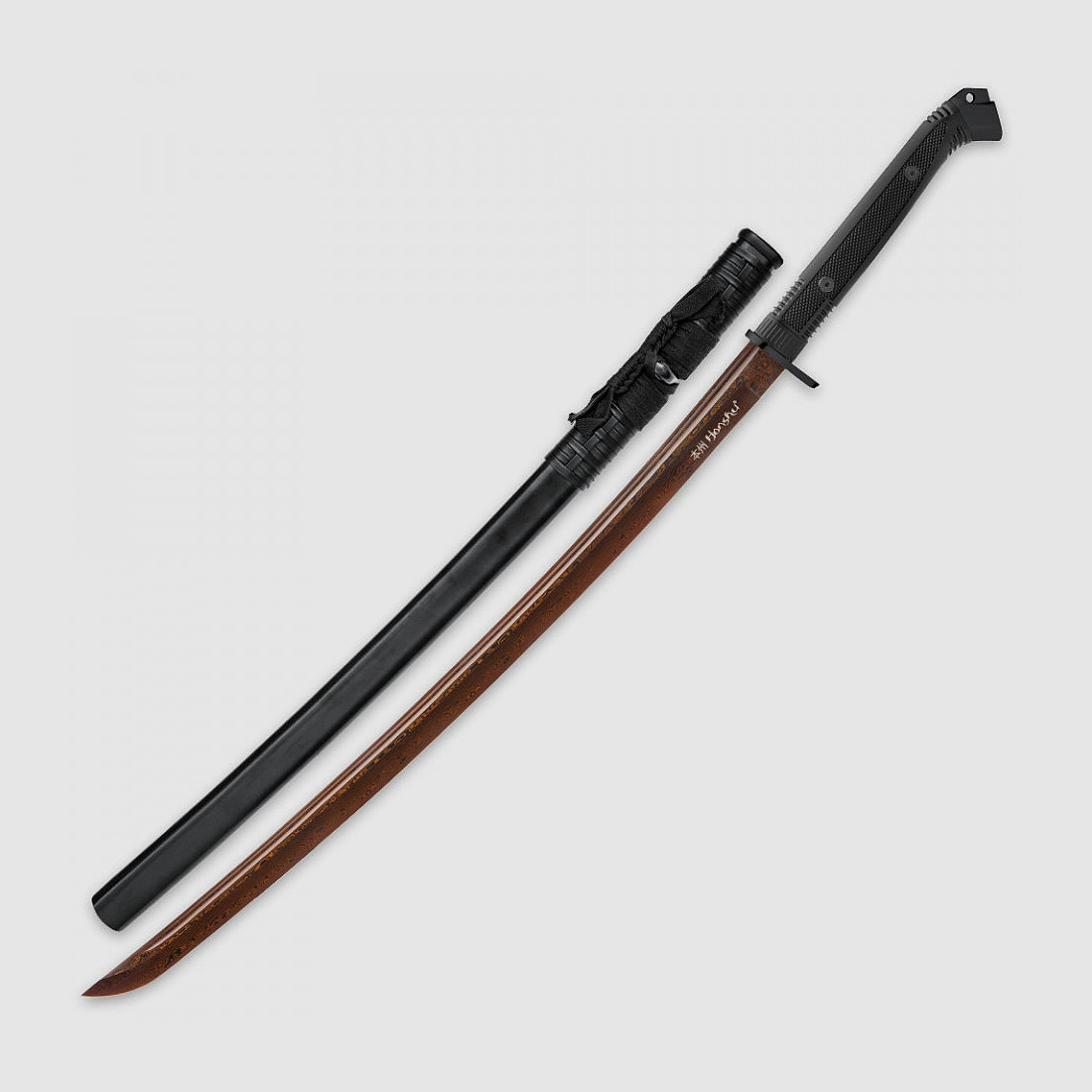 Honshu Boshin Damaszener Katana schwarz
