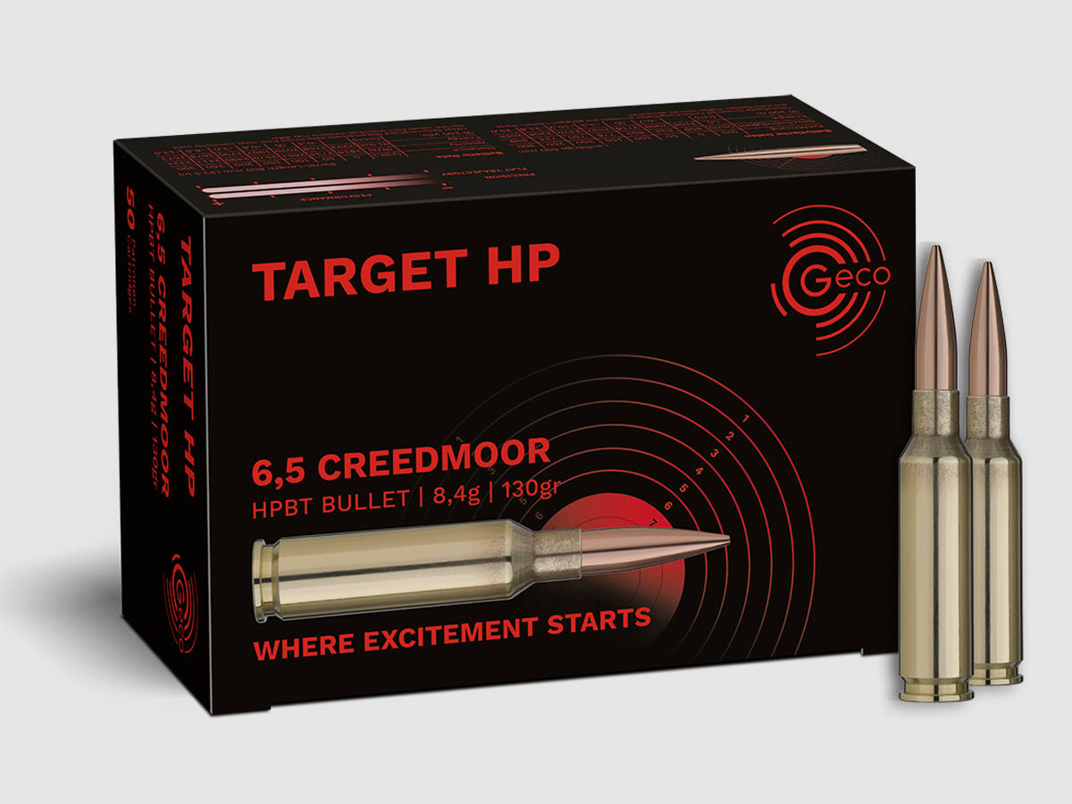 Geco 6,5mmCreedmoor Target HP 8,4g - 130gr 50er Pck.