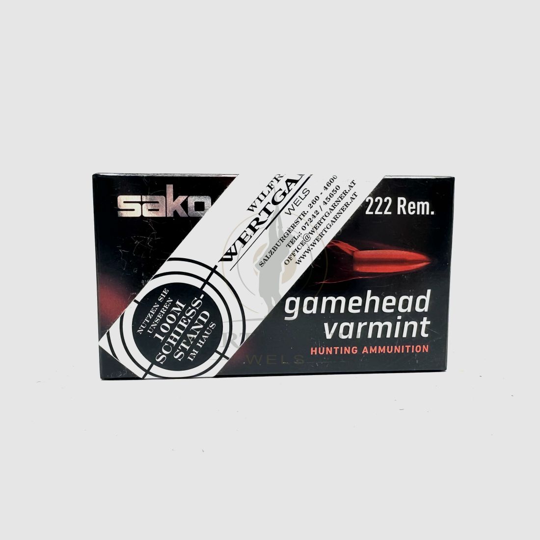Sako Gamehead Varmint .222 Rem. SP 2,6g/40grs