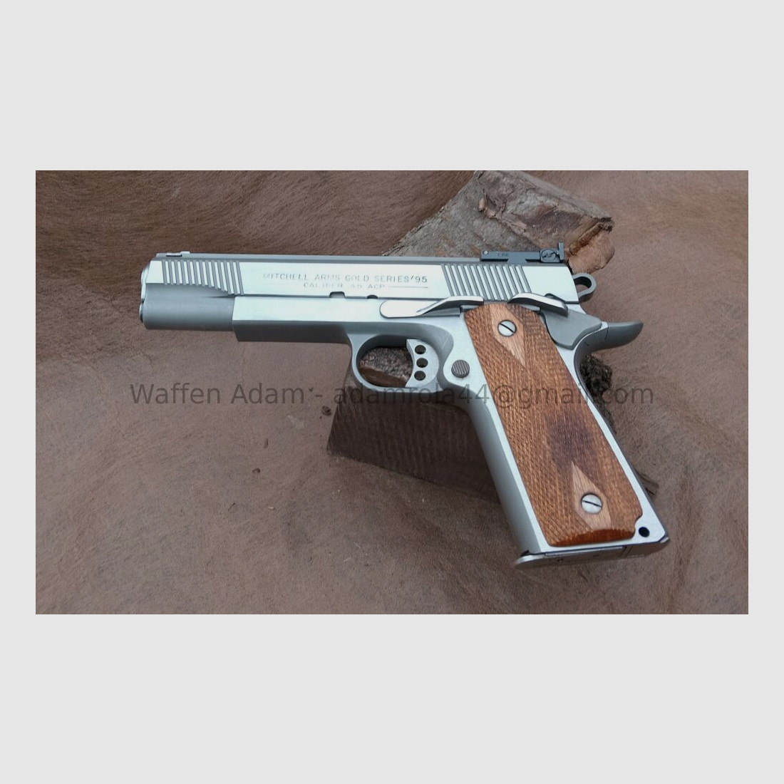 Mitchell Arms, Calif. U.S A 1911 -Gold Series 95, mit Peters Stahl Rampen Lauf