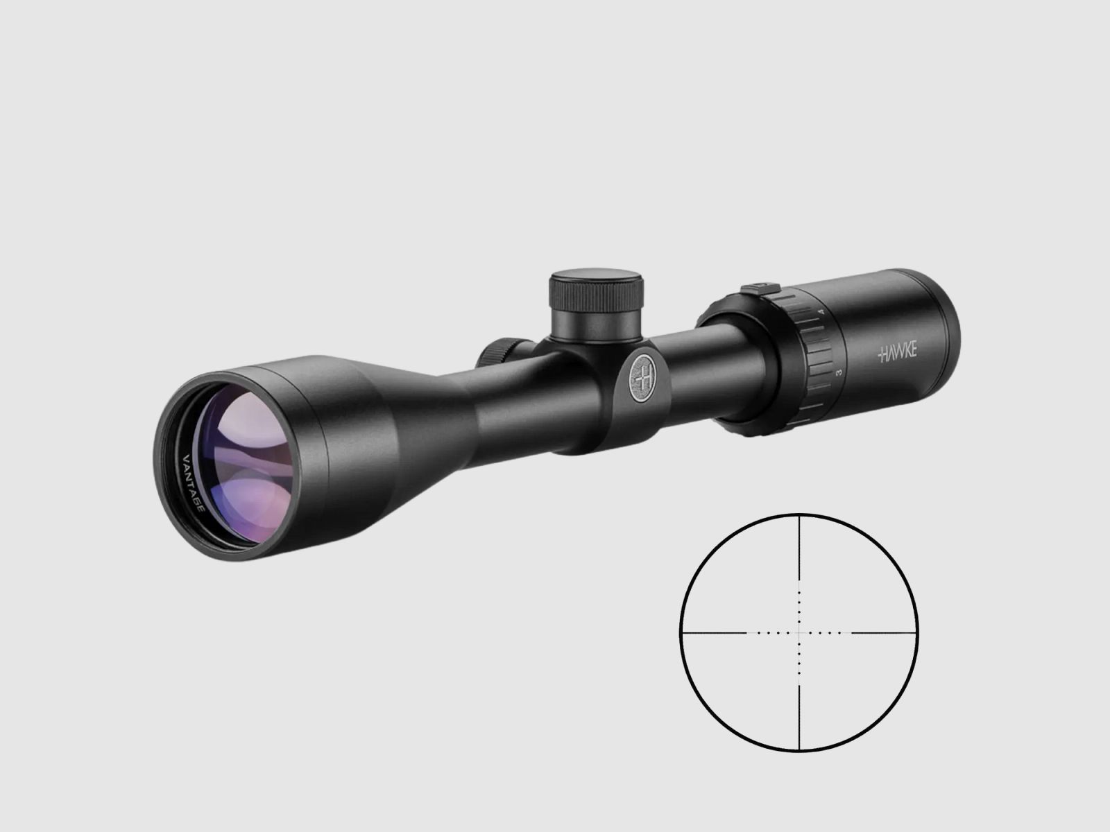 Hawke Vantage 3-9x40 MilDot Cannocchiale resistente agli urti