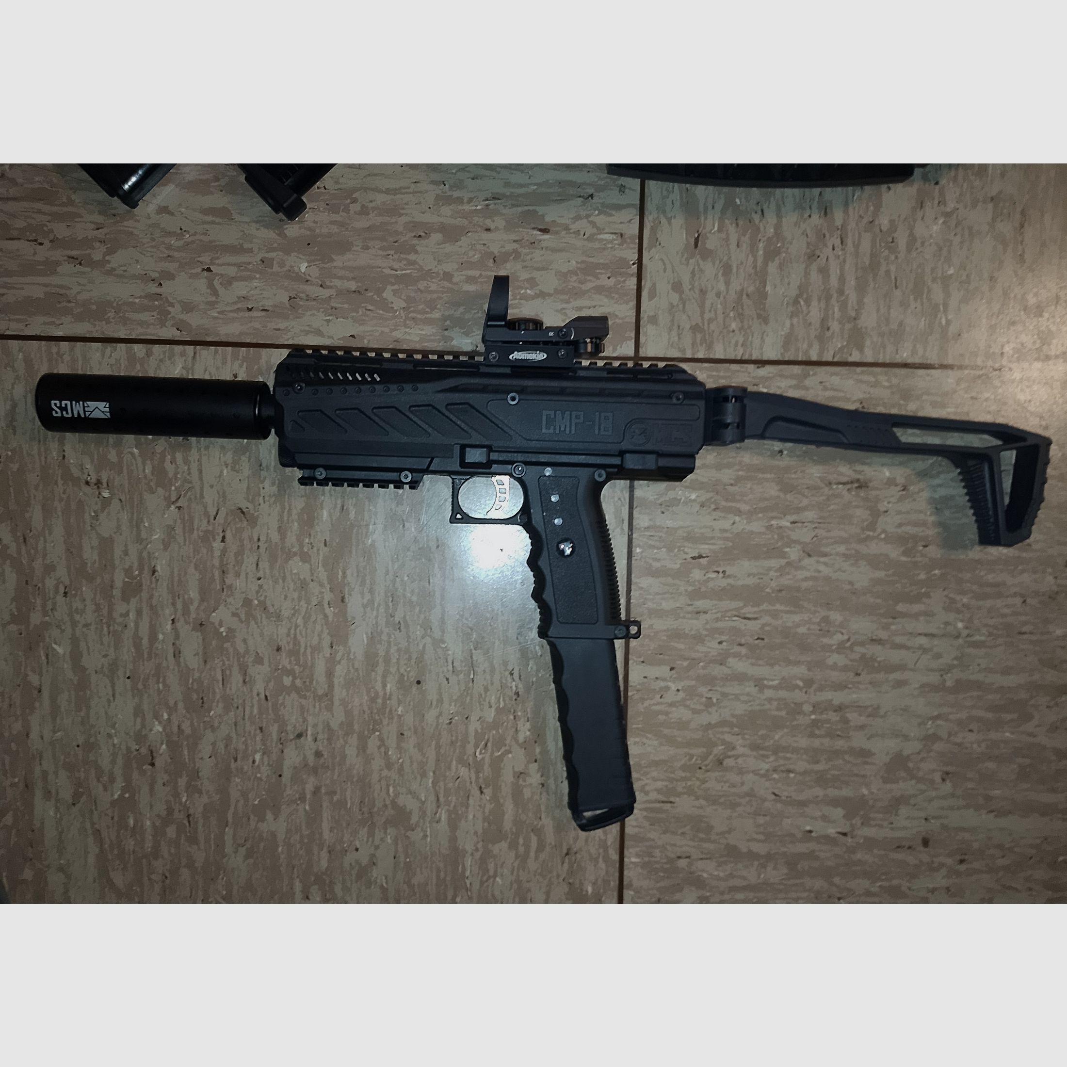 Tippmann Tipx mit MSC Body Kit Markierer .68 mit Zubehör Paintballs CO2 Set Visier Rot Grün Punkt 