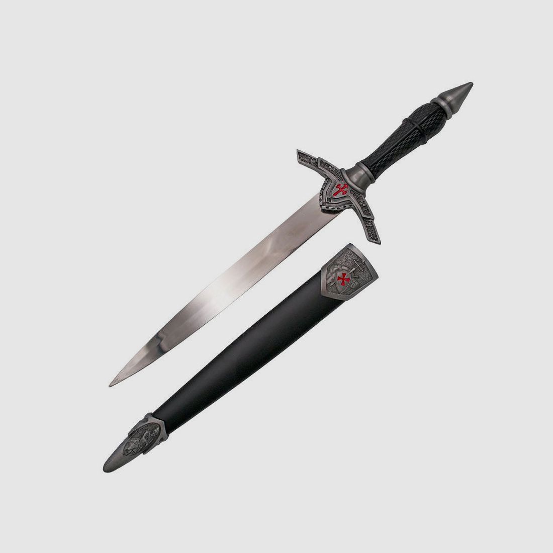 Fantasy templar dagger including sheath