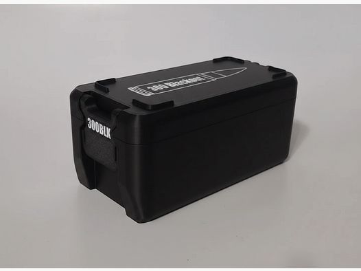 Filamelt ammunition box / 300 AAC Blackout / 'folding / locking lid' / cartridge box, ammo box