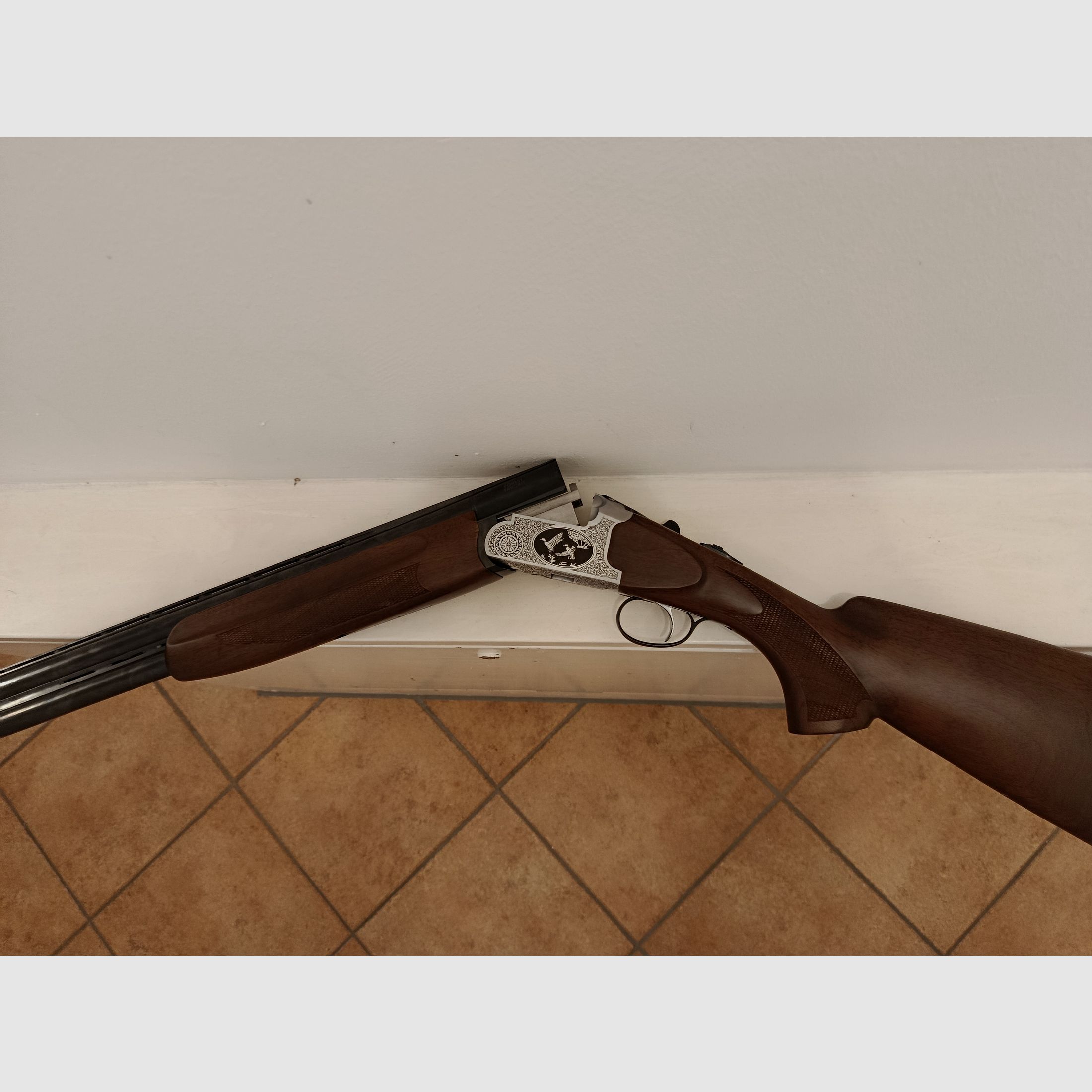 double-barreled shotgun