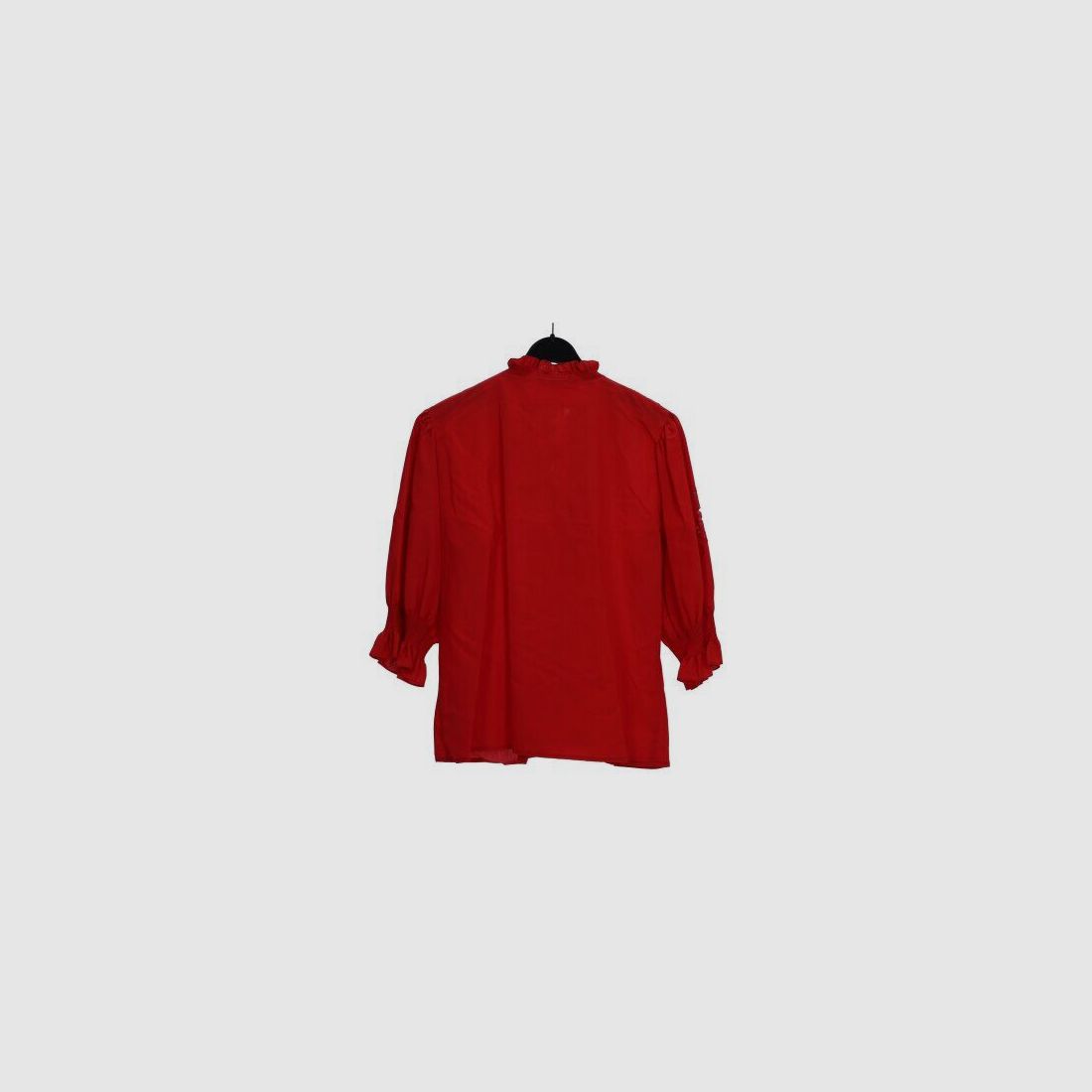 Angelika Trachtenmode Bluse 3/4-Ärmel rot Gr. 42, Bild 2 von 2