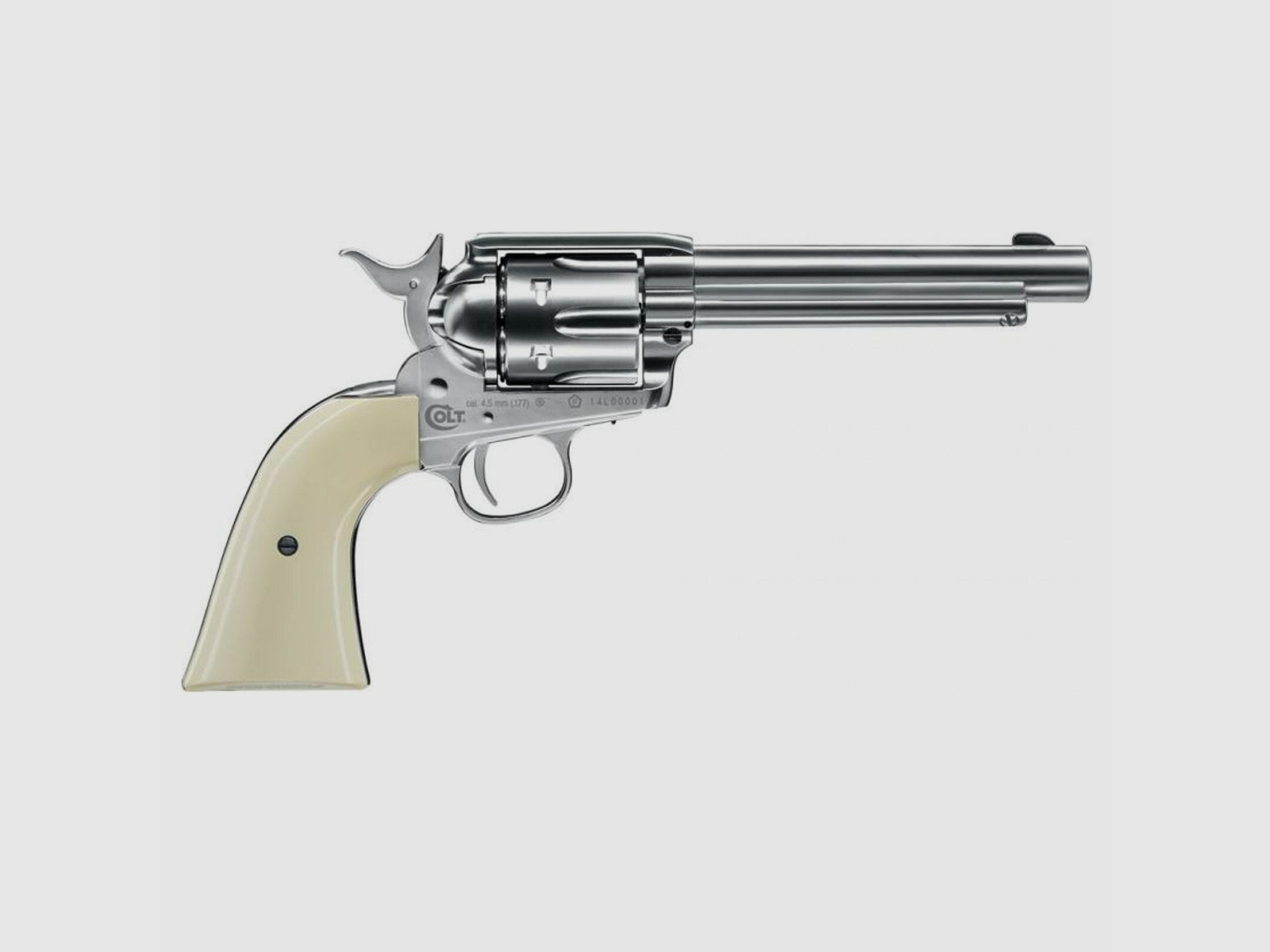 Kofferset Colt Single Action Army® 45 nickel Co2-Revolver Kaliber 4,5 mm BB (P18)