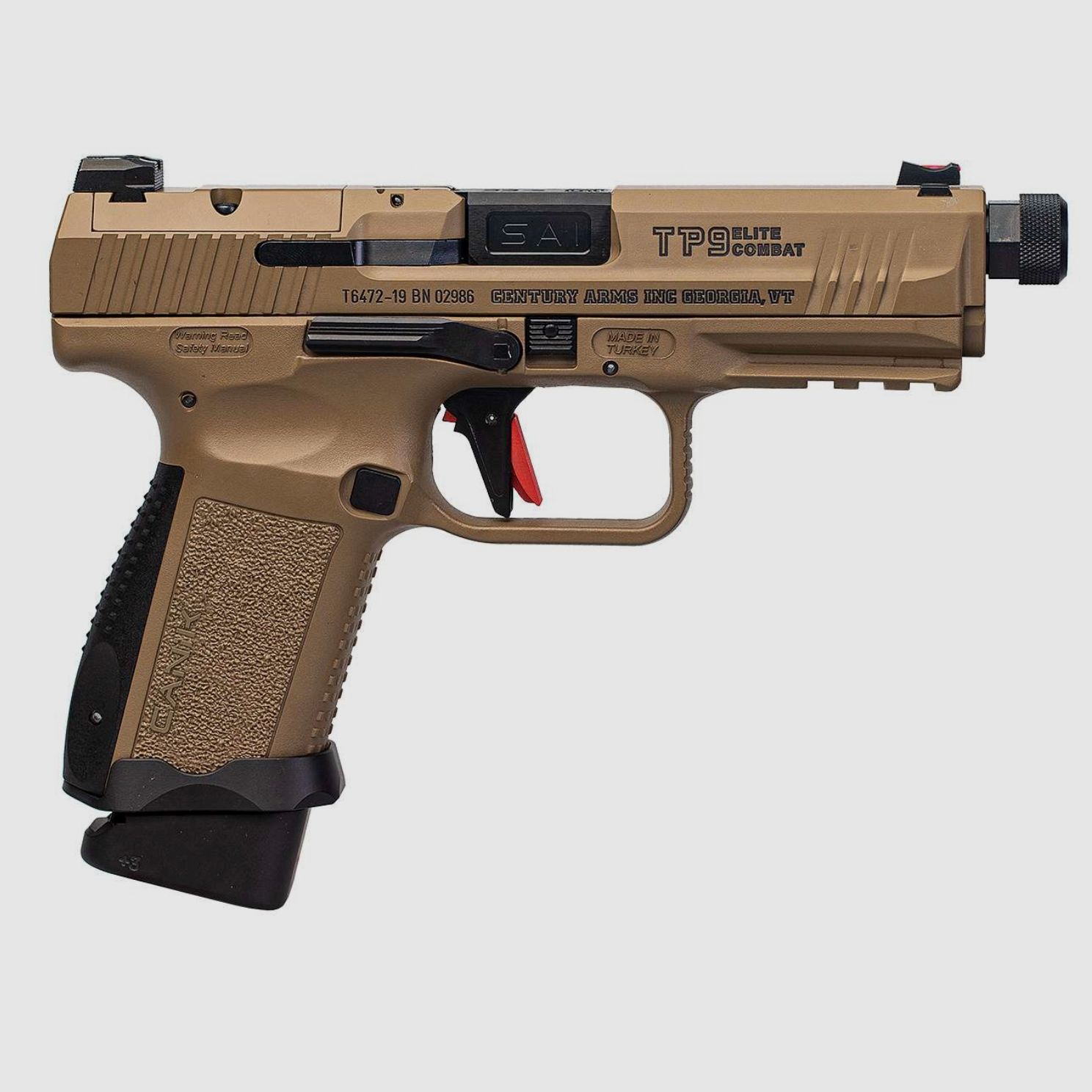 Canik Pistole TP9 Elite Combat desert FDE 9x19 inklusive Zubehör