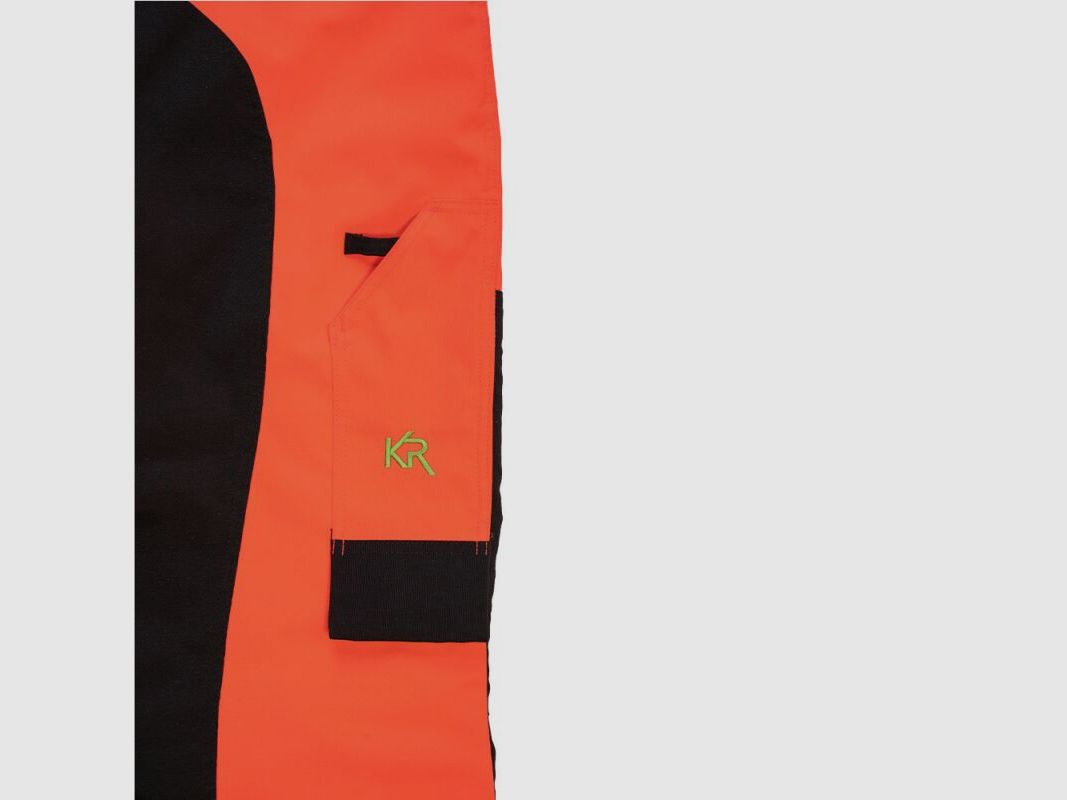 Kruedener Damen Keilerschutzhose Warnrot