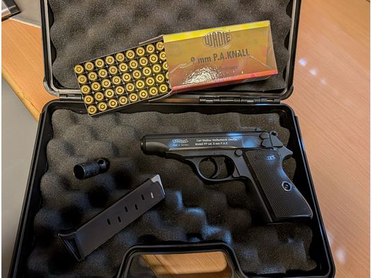 Walther Model PP cal. 9mm P.A.K. / top Zustand/ inklusive Versand