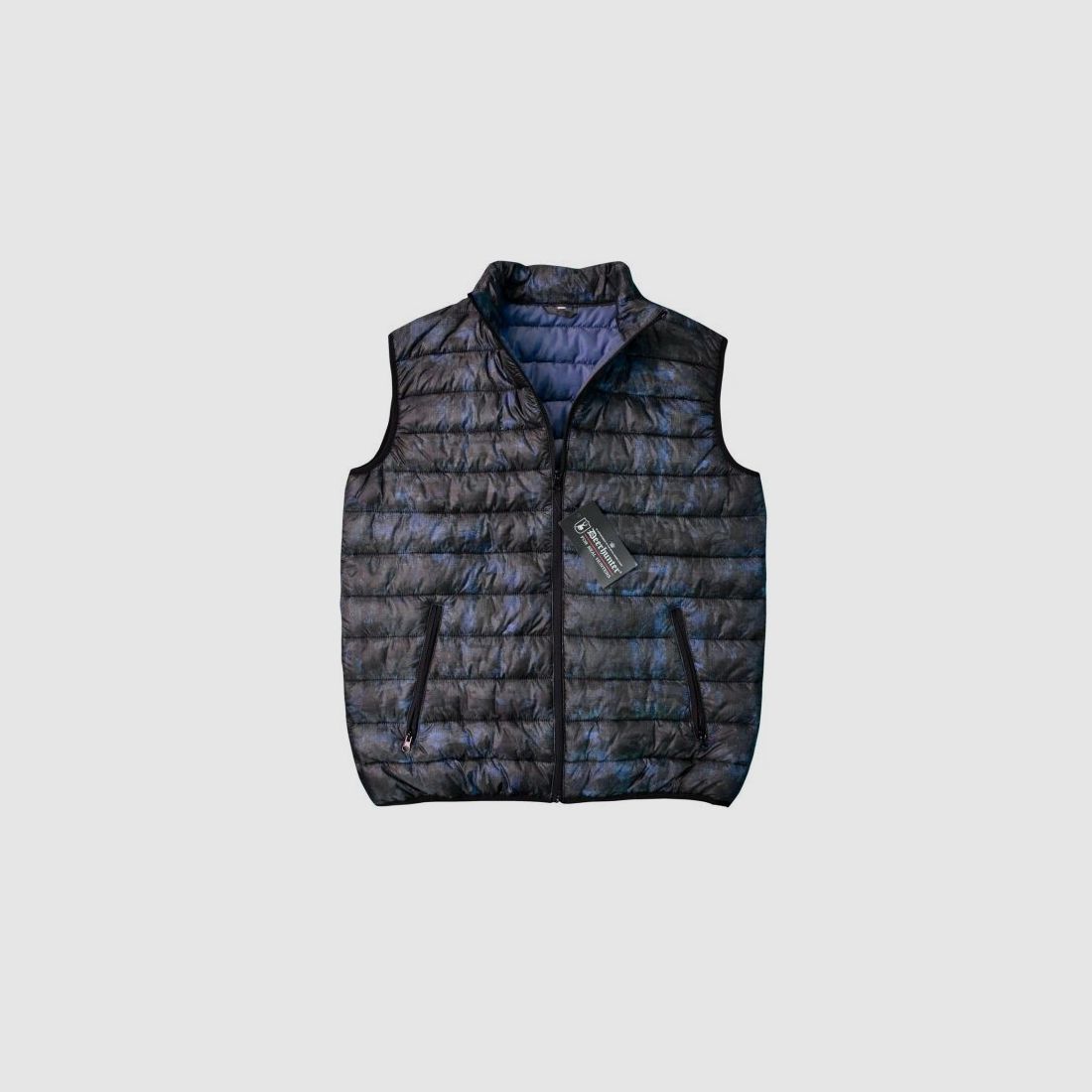 Deerhunter Herren Weste Steppweste Blue Camo Special Größe L