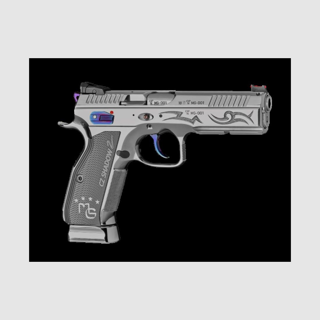 BROŃ PISTOLET CZ SHADOW 2 MARIA GUSHCHINA, zdjęcie 1 z 2