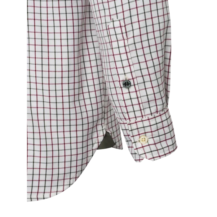 Beretta Hemd Charlow LS in Wit/Groen, afbeelding 4 van 4