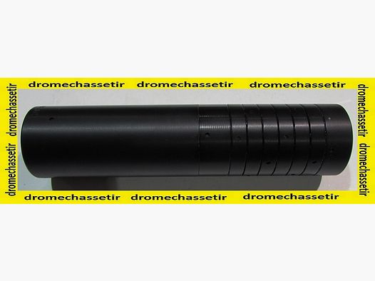silencieux Schultz & Larsen Thunderdome 54, max 6mm, filetage 14×100, reduction 35 db, noir