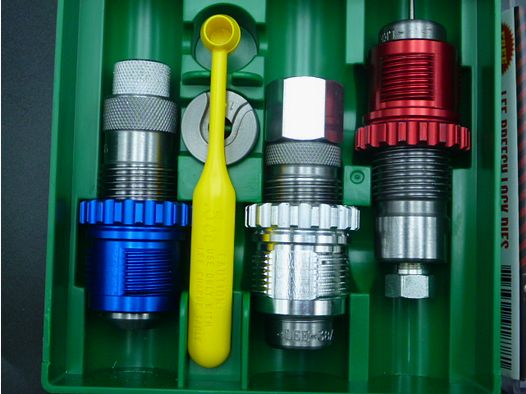 Jeux d&rsquo;outils (3) Lee Precision Calibre 9mm Luger +bagues Breech lock