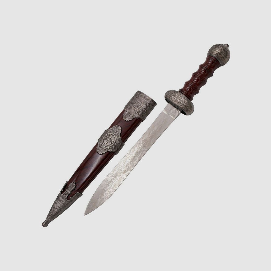 Roman dagger brown with sheath
