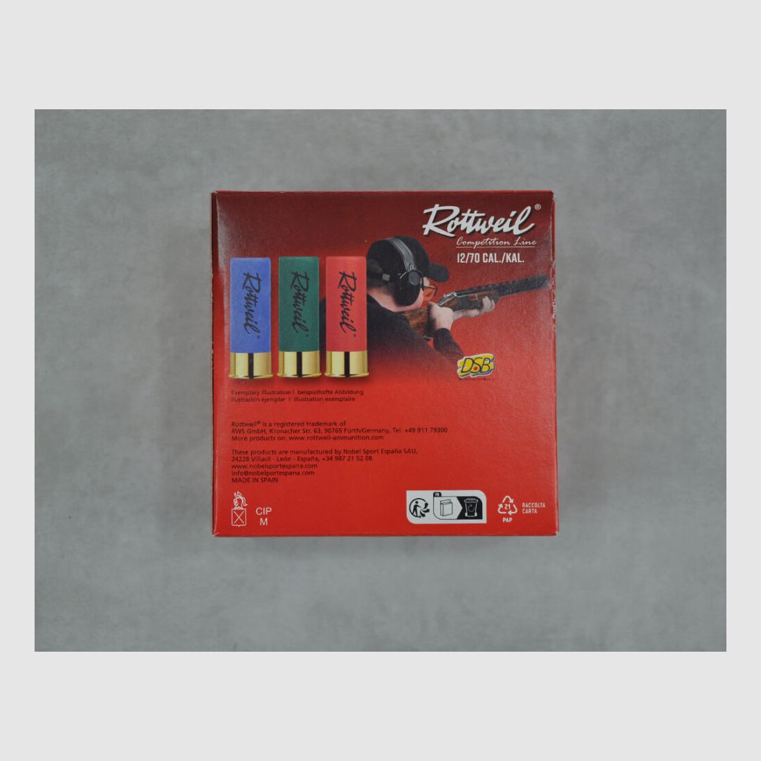 Rottweil Special Skeet 24 12/70 2,0mm *1000 disparos*