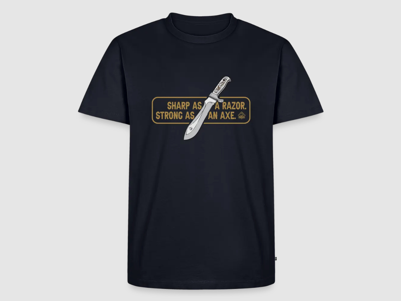 PUMA Heren Premium T-Shirt "White Hunter Sharp & Strong"