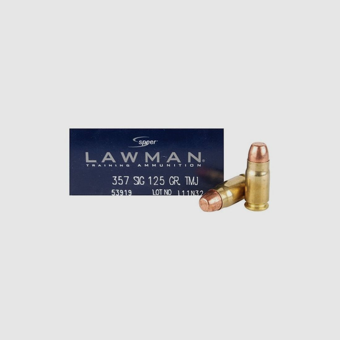 Speer Lawman .357 Sig 125GR TMJ FN 50 cartouches