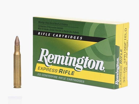REMINGTON rifle cartridge cal. .30-06 Sprg. – 8.1 g/125 gr PSP (1 pack, 20 pcs.)