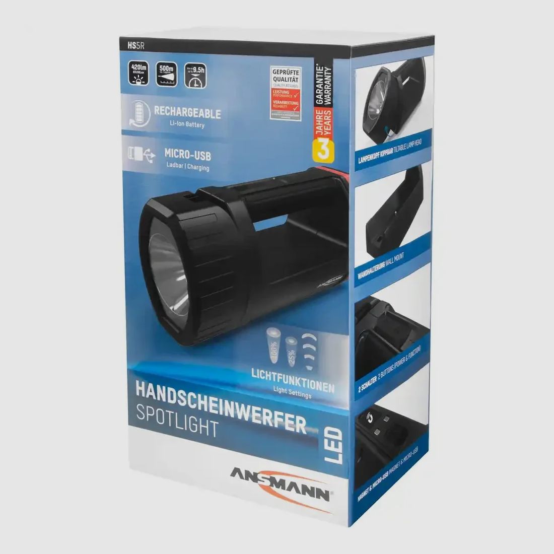 Ansmann Handscheinwerfer HS5R