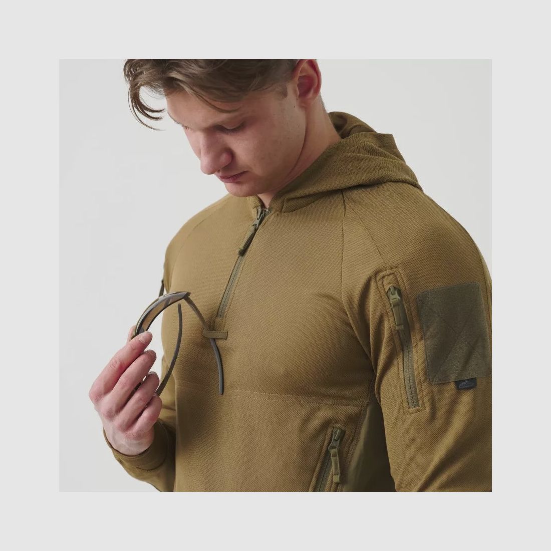 Bluza RANGE HOODIE TopCool Olive Green/Czarny, zdjęcie 7 z 13