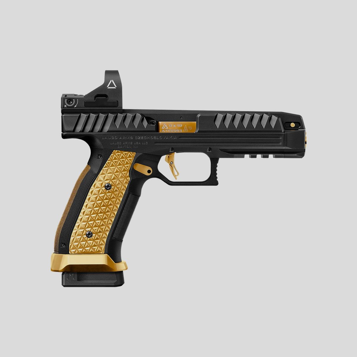 Laugo Arms – Alien Full kit (Black/Gold) [9mm Para], Bild 2 von 11