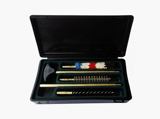 kit pulizia per pistola calibro 9 mm scatola completo