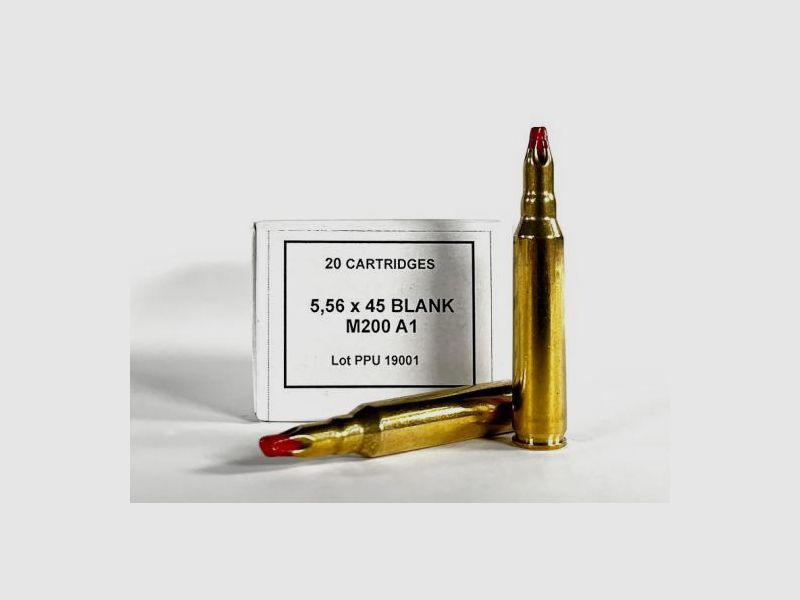 PPU Manöver Platzpatrone .223 Rem. M200A1 Blank (long)