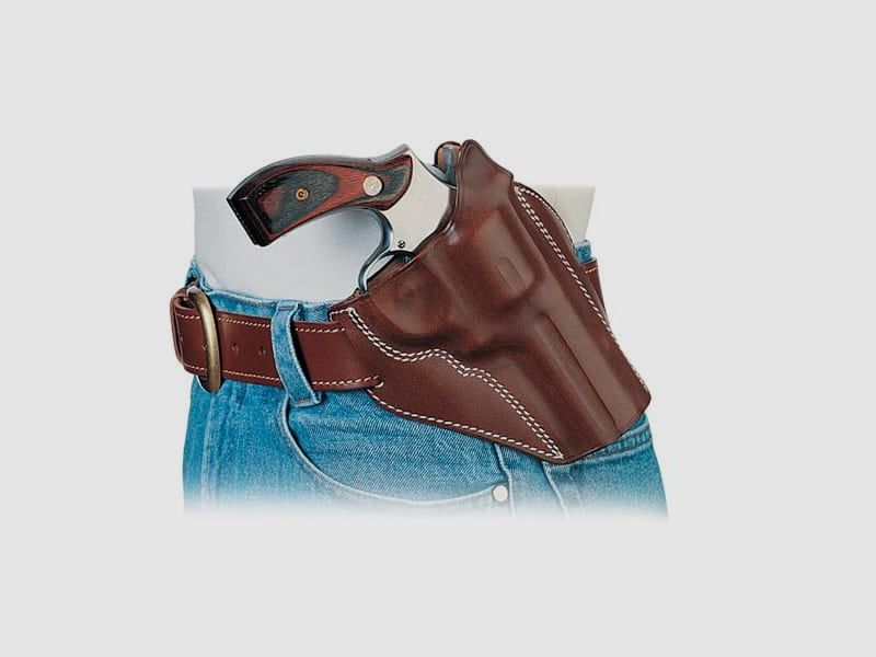 SICKINGER Holster (Leder) f. S&W-L-4'/Python/Korth/GP100 62437  -CD Lightning schwarz