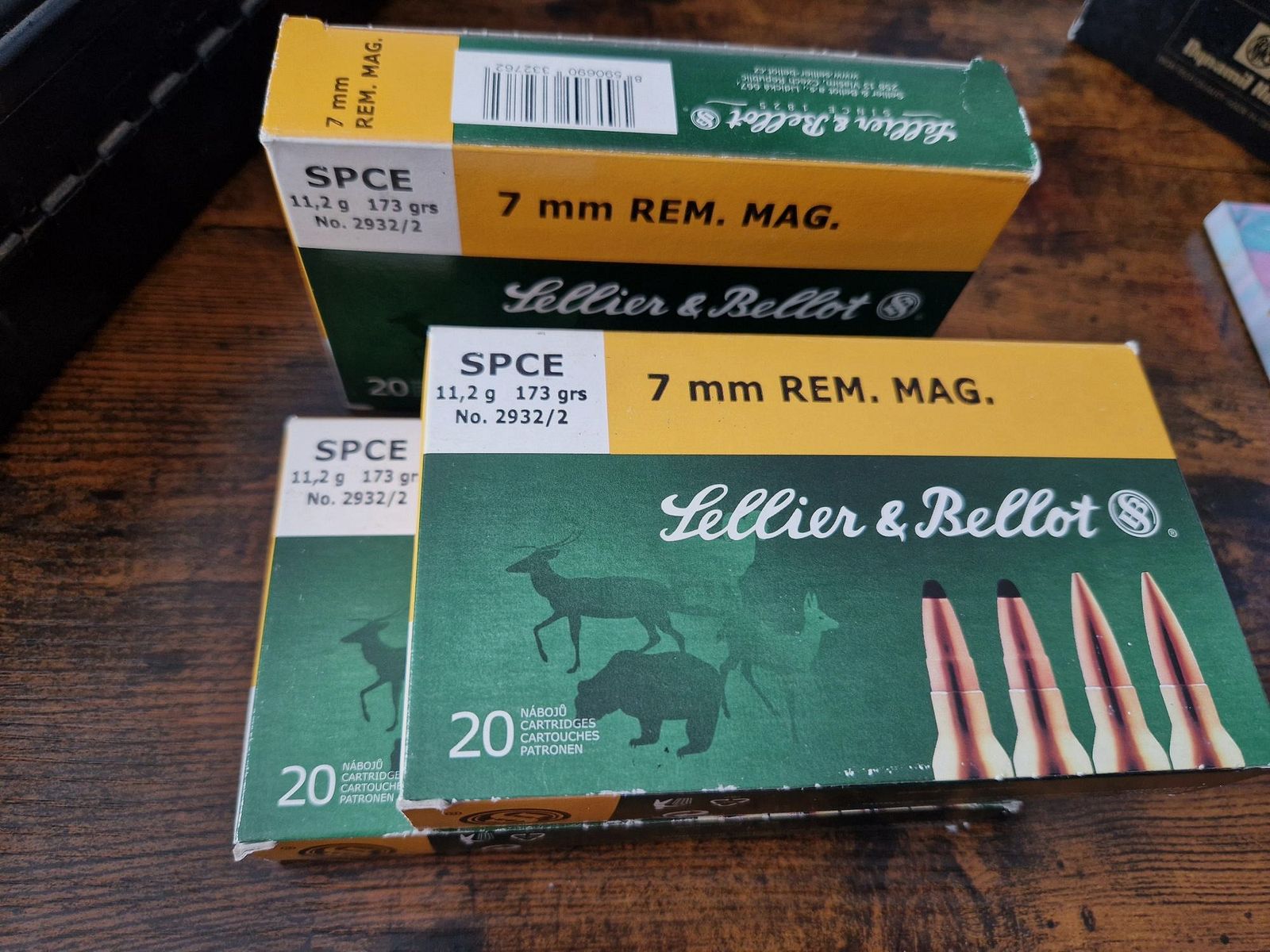 Patronen  S&B 7mm Rem. Mag, SPCE neu und OVP