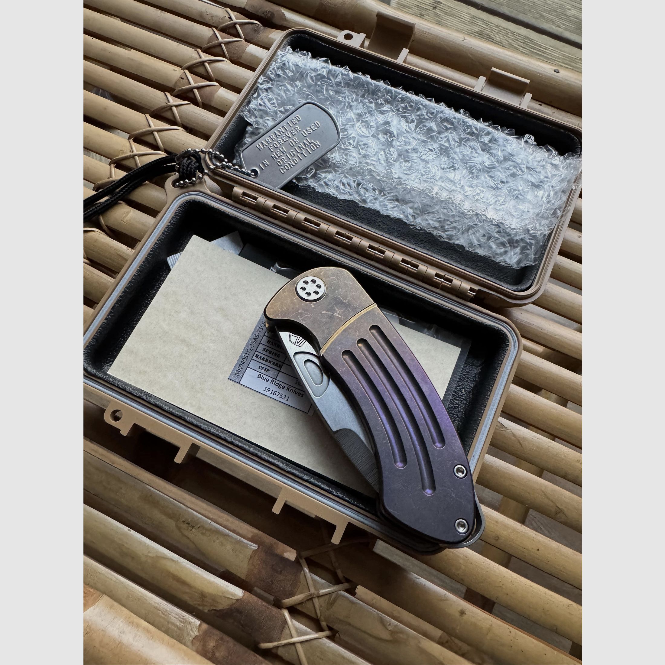 Medford Theseus nagelneu aus 10/2025 mit Rechnung Titan / S45VN Klinge Fullset