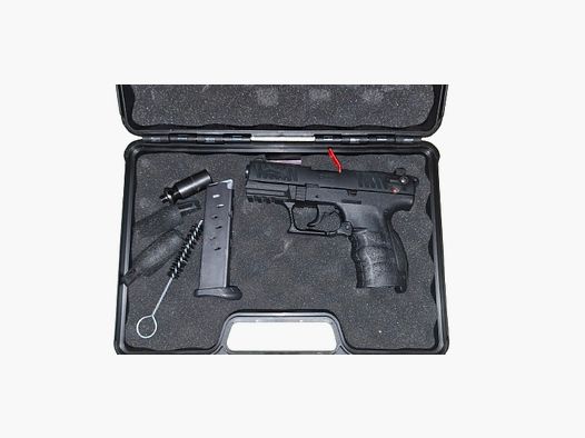 Umarex Walther P22Q 9 mm P.A.K. – Zustand: [ Neuwertig ] Komplett