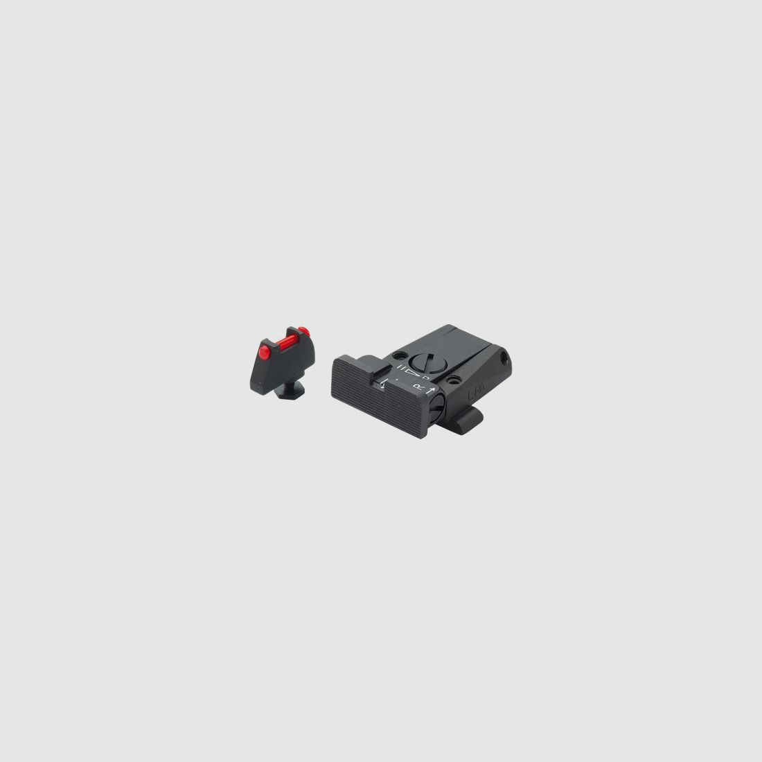 LPA SPR36GL7F Mikrometer-Visiersatz für Glock-Pistolen – Fiber-Optik