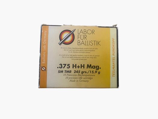 Patronen LFB .375 H&H Mag TMR 245gr