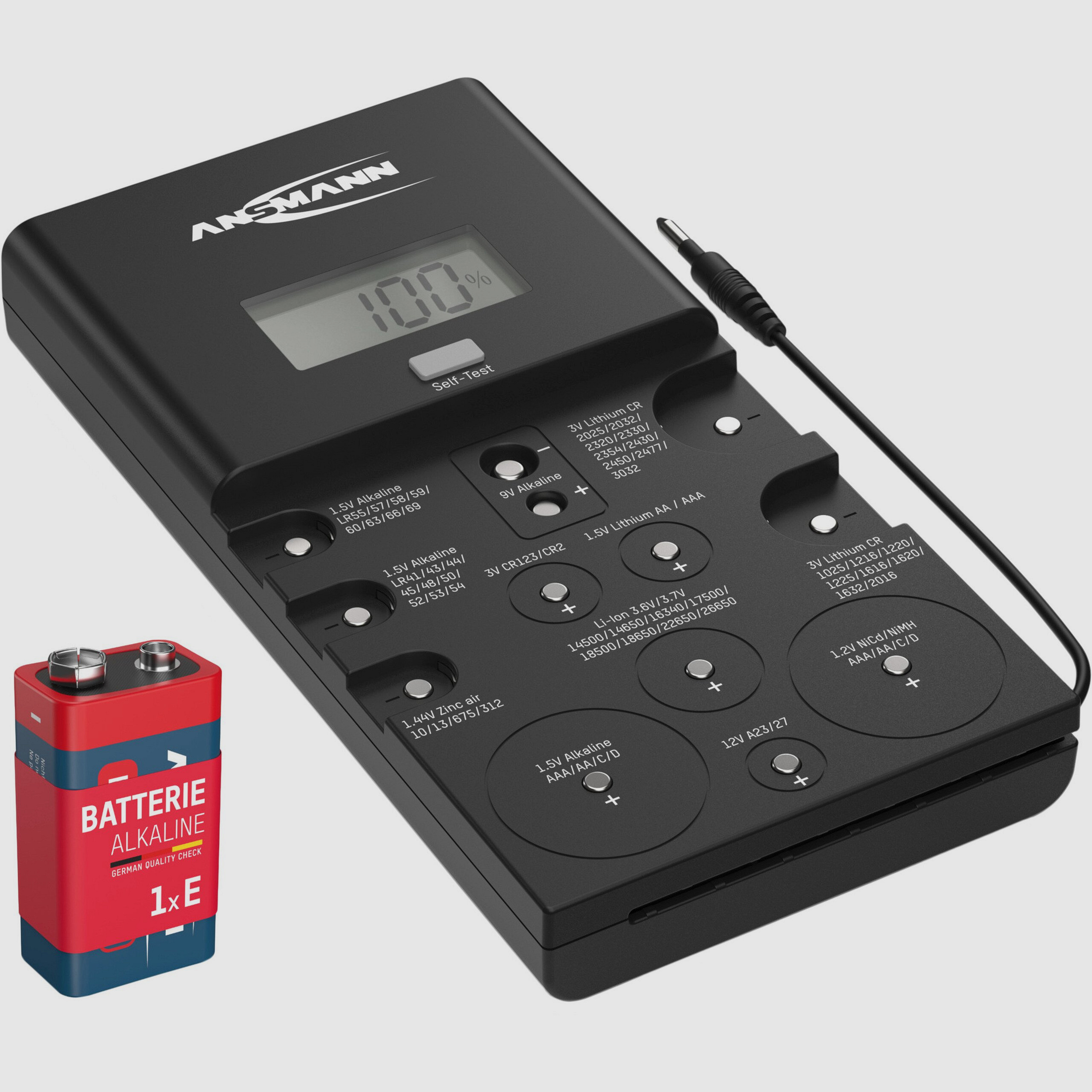 Ansmann Batterietester Energy Check LCD