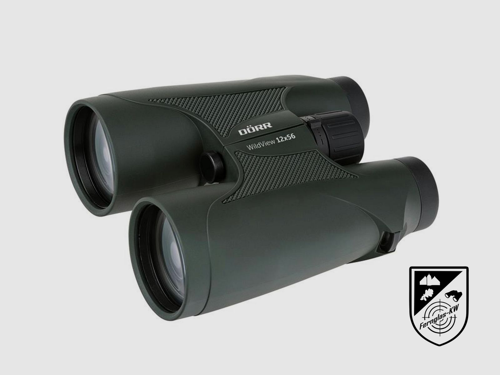 Door 533442 Wild View 12x56 roof prism binoculars with carrying case and shoulder strap