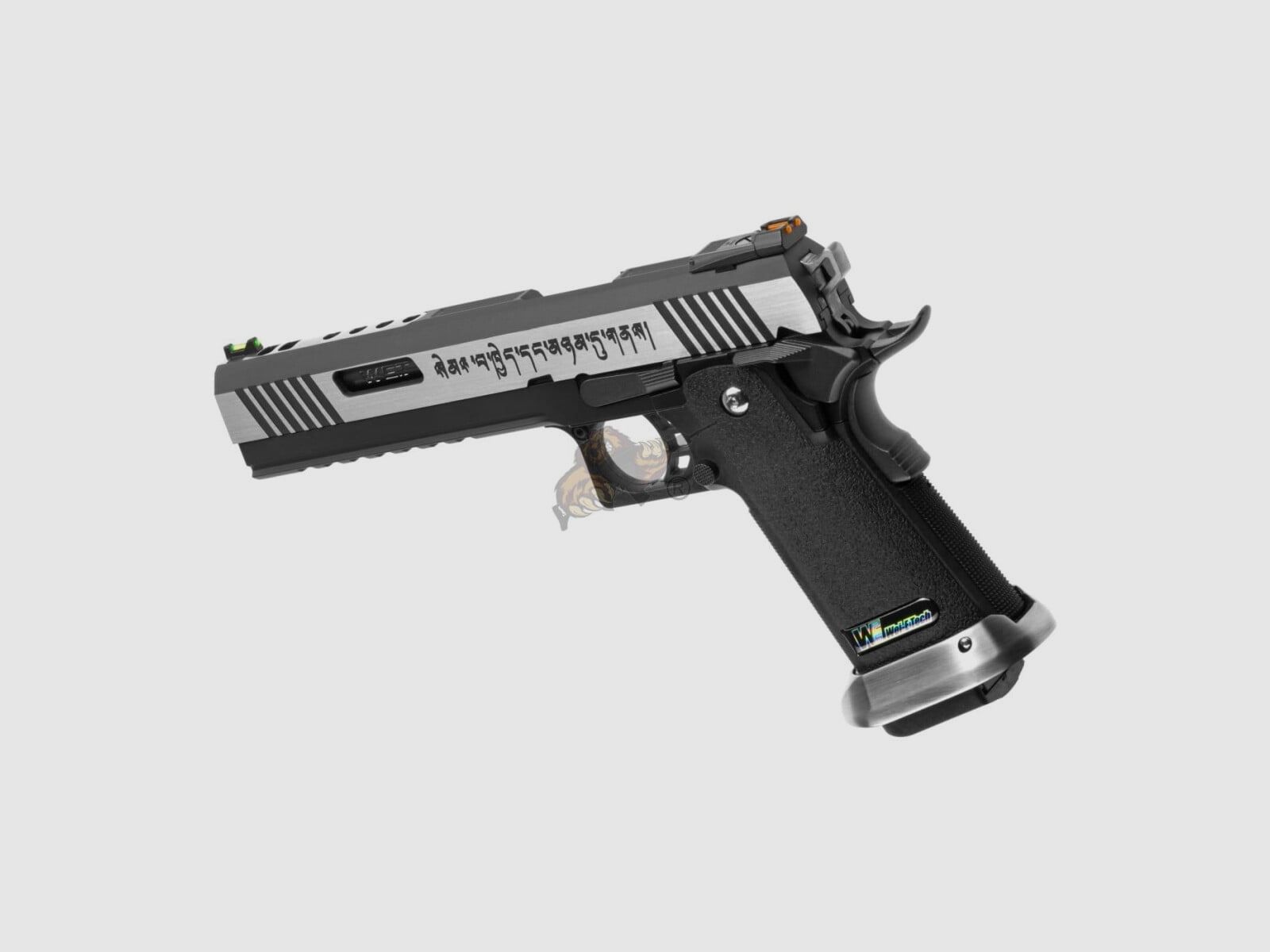 WE Hi-Capa 6 Force A Silver Barrel Full Metal GBB -F-, Bild 2 von 6